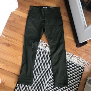 Olive green chinos